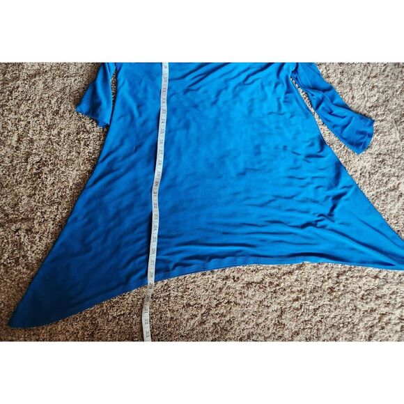 T36 Clara Sun Woo Turquoise cold shoulder blouse - Picture 11 of 11